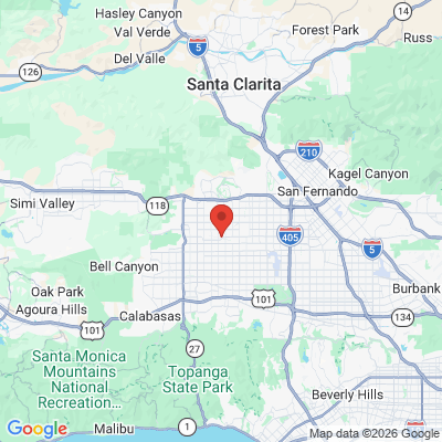Map to Smile Design Studio office in Los Angeles, CA
