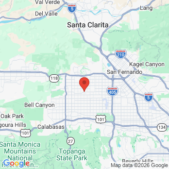 Map to Blooming Smiles  office in Northridge, CA