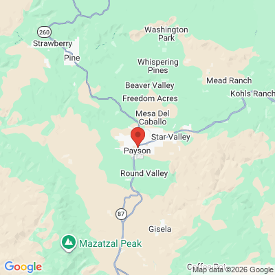 Map to Charles M Beier DDS PC office in Payson, AZ