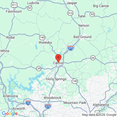 Map to  office in Canton, GA