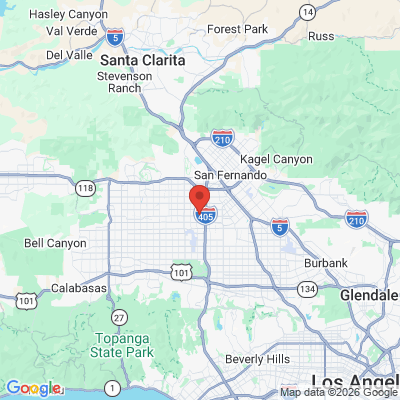 Map to  office in North Hills, CA