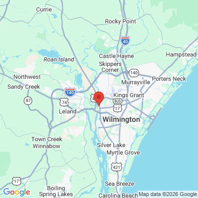 Map to  office in Wilmington, NC