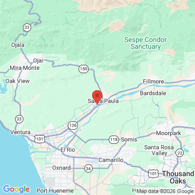 Map to  office in Santa Paula, CA