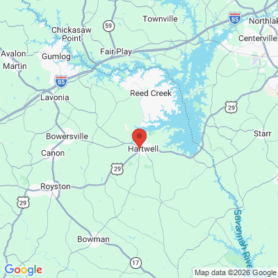 Map to  office in Front Desk  Hartwell