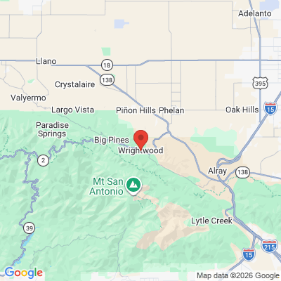 Map to  office in Wrightwood, CA