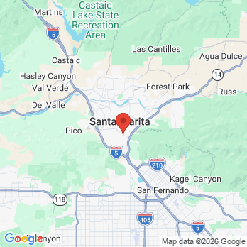 Map to Smile Center Santa Clarita office in Santa Clarita, CA