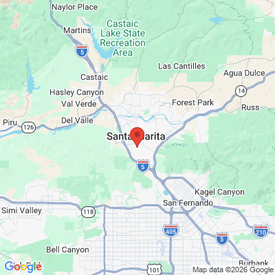 Map to  office in Newhall, CA