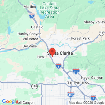Map to Pinnacle Peak Dental Center office in Santa Clarita, CA