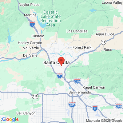 Map to  office in Newhall, CA
