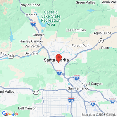 Map to  office in Newhall, CA