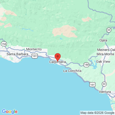 Map to  office in Carpinteria, CA