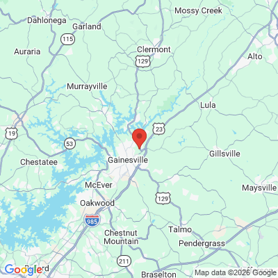 Map to  office in Gainesville, GA