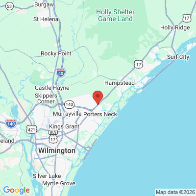 Map to  office in Wilmington, NC
