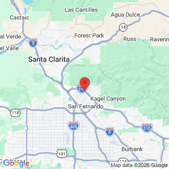 Map to Sylmar Dental office in Sylmar, CA