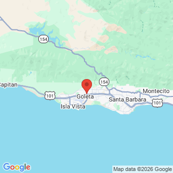 Map to Gold Coast Dental Goleta office in Goleta, CA
