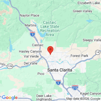 Map to Copper Hills Smiles office in Santa Clarita, CA