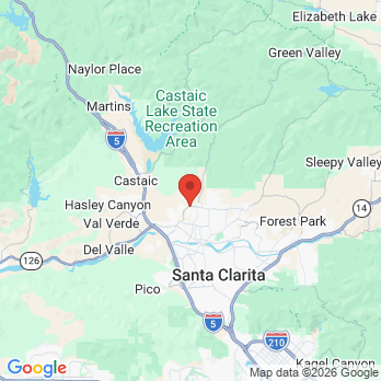 Map to Smile City Dental office in Valencia, CA