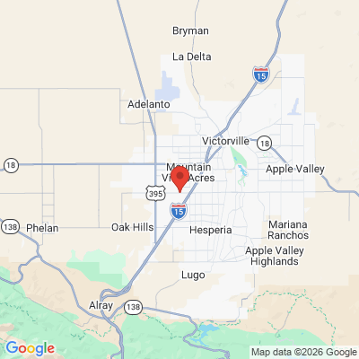 Map to  office in Victorville, CA