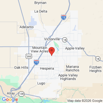 Map to Barlow Jeff DDS office in Victorville, CA