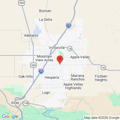 Map to  office in Victorville, CA
