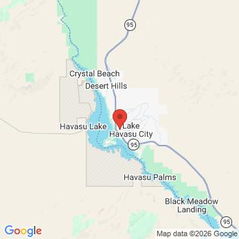 Map to Dental Urgent Care office in Lake Havasu City, AZ