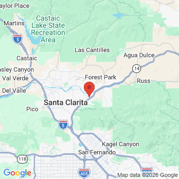 Map to Kidz Dental Care office in Santa Clarita, CA
