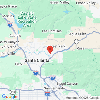 Map to Dentistry for Kids & Adults office in Canyon Country, CA