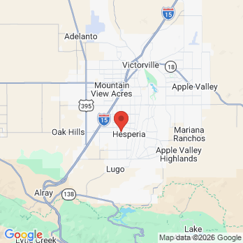 Map to City Dental Care Children and Family office in Hesperia, CA