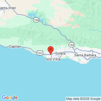 Map to Johnson Family Dental  office in Goleta, CA