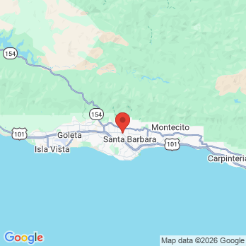 Map to Alice Kanevsky DMD Inc & William G Lannan DDS Inc office in Santa Barbara, CA