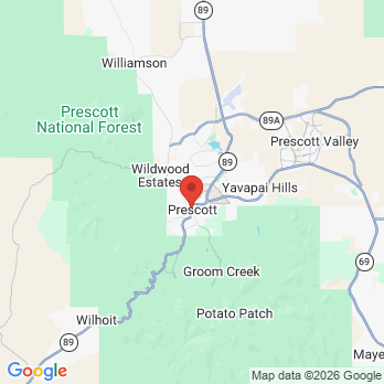 Map to Horizon Dental Group  office in Prescott, AZ