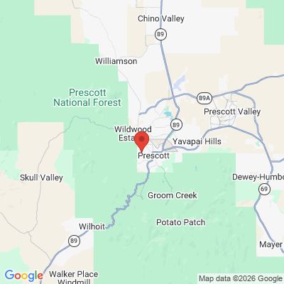 Map to  office in Prescott, AZ