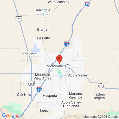 Map to  office in Apple Valley, CA