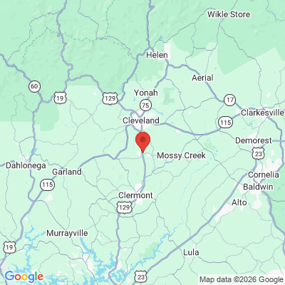 Map to  office in Cleveland, GA