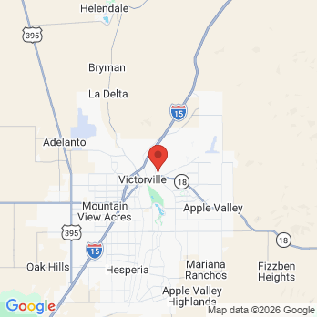 Map to Andrew S. Lee DMD, Inc. office in Apple Valley, CA