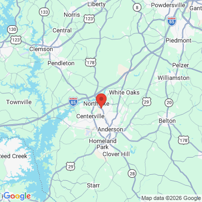 Map to  office in Anderson, SC