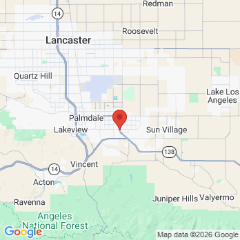 Map to Palmdale Total Dentistry  office in Palmdale, CA