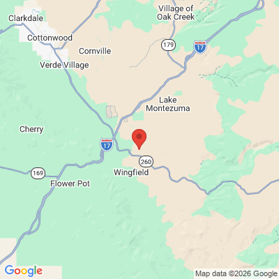 Map to  office in Camp Verde, AZ