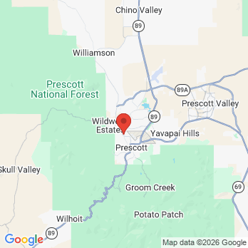 Map to Bork Nathaniel a DDS office in Prescott, AZ