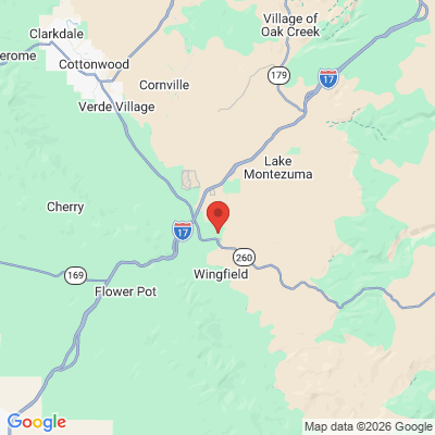 Map to  office in Camp Verde, AZ