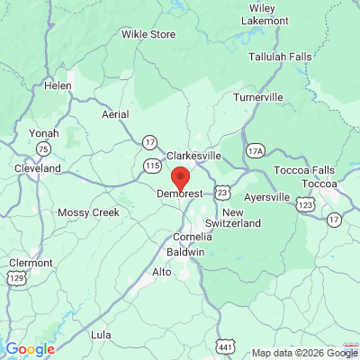 Map to  office in Demorest, GA