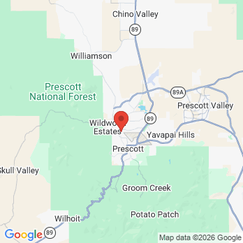 Map to Elevated Dentistry - Dr. Logan Reay office in Prescott, AZ