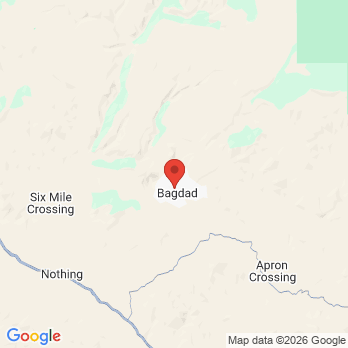 Map to Bagdad Dental office in Bagdad, AZ