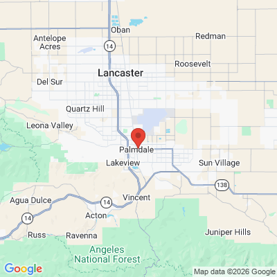 Map to  office in Palmdale, CA