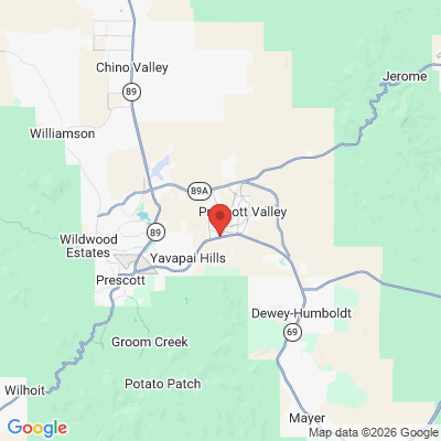 Map to  office in Prescott Valley, AZ