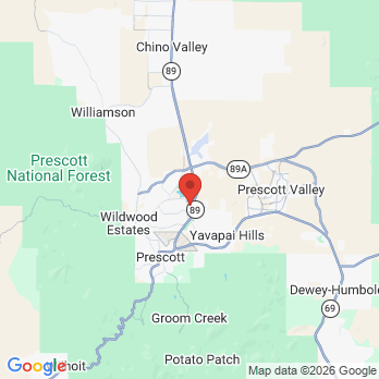Map to True North Dentistry office in Prescott, AZ