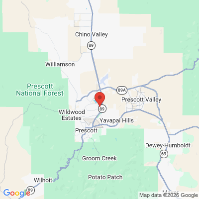 Map to  office in Prescott, AZ