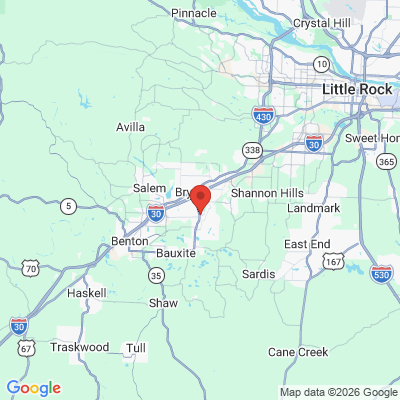 Map to  office in Bryant, AR