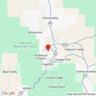 Map to  office in Prescott, AZ
