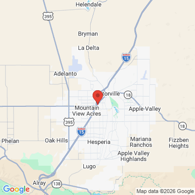 Map to  office in Victorville, CA